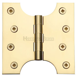 #05 4" (102mm) Solid Brass Parliament Projection Hinge