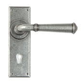 #11 - Chateau Lever Door Handle on Lock Backplate