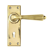 #12 - Palladio Lever Door Handle on Lock Backplate