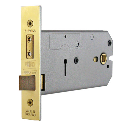 5" (123mm) Satin Stainless Horizontal Mortice Lock for Door Knobs