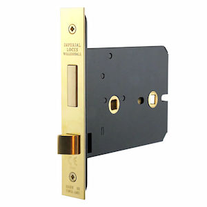 #07  6" (151mm) Imperial G8026/G8027 Deep Horizontal Mortice Bathroom Lock for Door Knobs