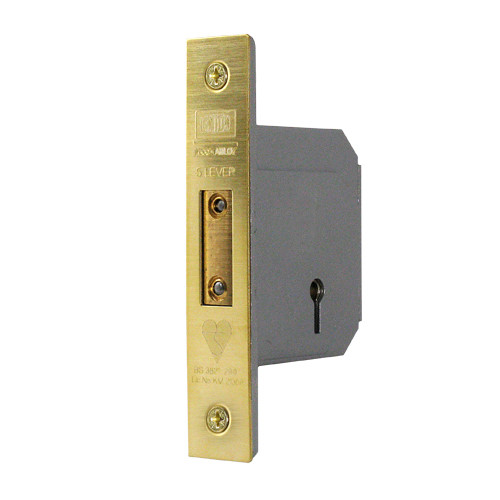 3" (82mm) Union 3G114E (ex Chubb) Satin Stainless 5 Lever High Security