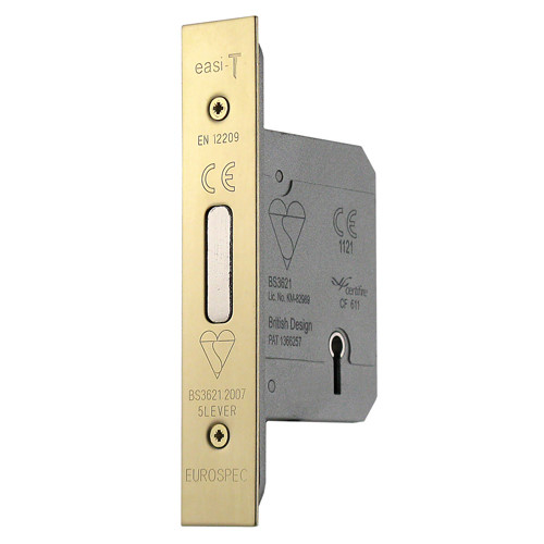 3" (78mm) Satin Stainless 5 Lever High Security Mortice Deadlock for Doors