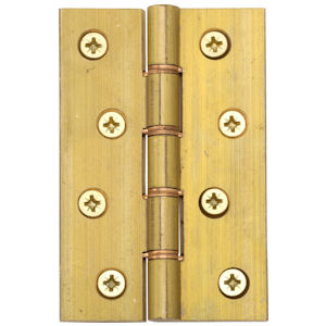 #07 4" (102mm) Solid Brass Butt Hinge DPBW