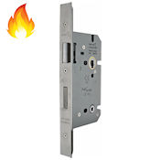 #06 85mm Euro DIN Style Mortice Bathroom Lock for Lever Door Handles