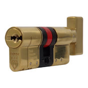 #20 - 35mm/40mm Off-Set Euro Profile Key & Thumbturn Cylinder KA