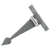 #08 7" (184mm) Hand Forged Gothic Arrow Head T (Tee) Strap Hinge