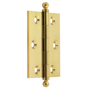 #15 Simonswerk 0315 2.5" (63mm) Solid Brass Cabinet Finial Hinge