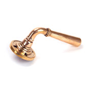 #02 - Orleans Lever Door Handle on Rose