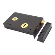 #05 - 1439 6" Heavy Steel Rim Door Lock