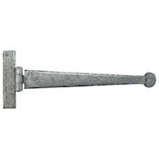 #14 12" (305mm) Hand Forged Penny End T (Tee) Strap Hinge