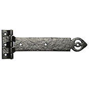 #18 Kirkpatrick 1161 12" (305mm) Black Iron T (Tee) Strap Hinge