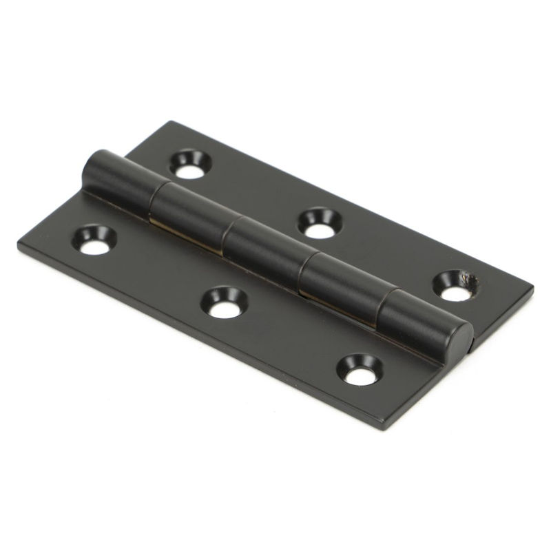 2.5" (64mm) Solid Bronze Butt Hinge Dark Antique