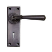 #10 - Orleans Lever Door Handle on Lock Backplate