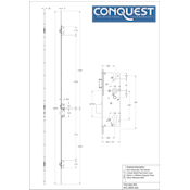 #03 Winkhaus FAB AV2 Automatic Multi-Point Double Door Lock Tall