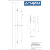 #05 Winkhaus Cobra Multi-Point Door Lock 45mm