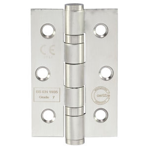 #03 3" (76mm) Marine Grade Stainless Steel Ball Race Bearing Fire Door Hinge