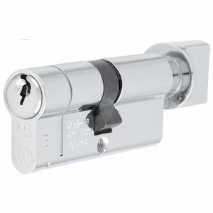 #05 Extra High Security 6 Pin 70mm Euro Profile Key & Thumbturn Cylinder TS007 1*