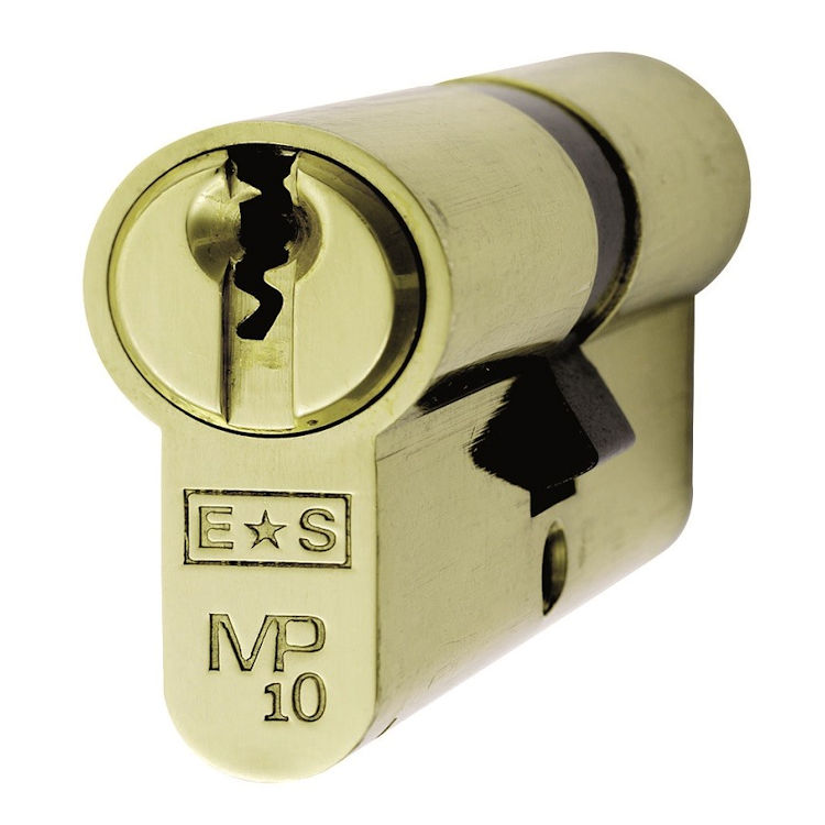 Polished Brass 80mm (40mm/40mm) High Security Euro Double Cylinder Lock
