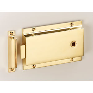 #05 - 6" Solid Brass Rim Door Latch