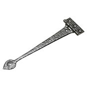 #08 Kirkpatrick 814 18" (456mm) Black Iron T (Tee) Strap Hinge