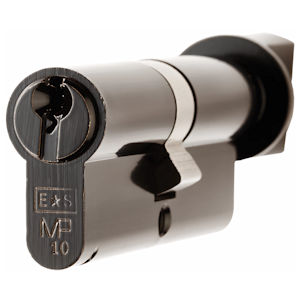 #09 High Security 10 Pin 70mm Euro Profile Key & Thumbturn Cylinder