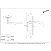 #04 - Gothic Curved Multi-Point Door Lock Handle