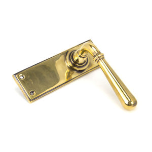 #06 - Orleans Lever Door Handle on Latch Backplate