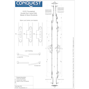 #03 Winkhaus FGTE Thunderbolt Multi-Point Double Door Lock 45mm