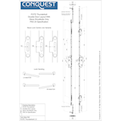 #02 Winkhaus FGTE Thunderbolt Multi-Point Double Door Lock 45mm PAS24