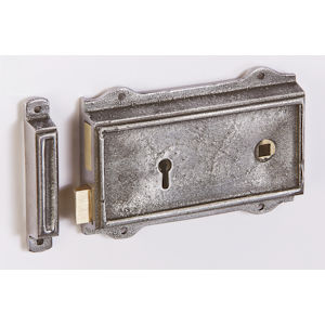 #10 - 6" Cast Iron Rim Door Lock
