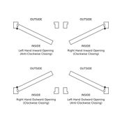 #13 - 110mm Euro Profile Cylinder Escape Sashlock