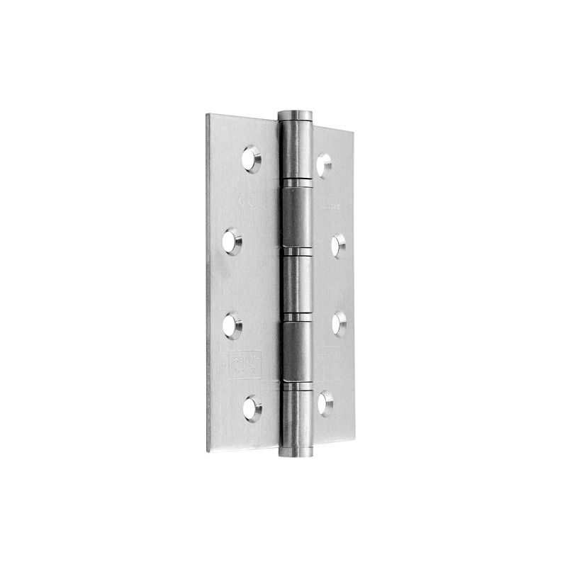 4" (102mm) Washered Stainless Steel Fire Door Hinge Satin