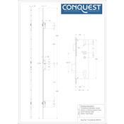 #04 Winkhaus 5004072 Thunderbolt Multi-Point Door Lock 45mm Backset