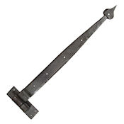 #09 24" (610mm) Hand Forged Cranked Hook & Band Strap Hinge