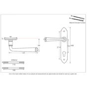 #03 - Gothic Multi-Point Door Lock Handle