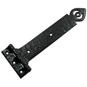 #18 Kirkpatrick 1161 12" (305mm) Black Iron T (Tee) Strap Hinge