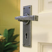 #08 - Avon Lever Door Handle on Lock Backplate