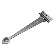 #03 Kirkpatrick 3679 15" (381mm) Black Iron T (Tee) Strap Hinge