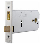 #04 6" (149mm) Union 2026 Deep Horizontal Mortice Bathroom Lock for Door Knobs