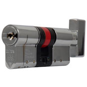 #26 Max Security 64mm Euro Profile Cylinder & Turn TS007 3*