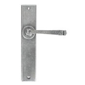 #03 - Avon Lever Door Handle on Long Latch Backplate