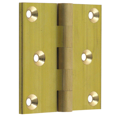 3" (75mm) Solid Drawn Brass Projection Butt Hinge for Doors & Windows