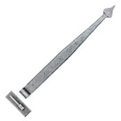 #08 24" (610mm) Hand Forged Straight Hook & Band Strap Hinge