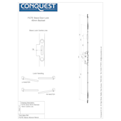 #06 Winkhaus FGTE Multi-Point Slave Door Lock 45mm