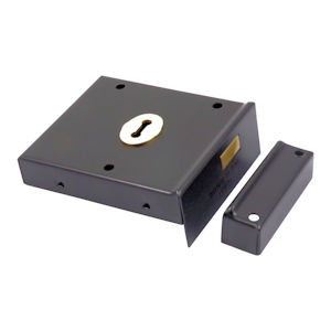 #01 - 1116 4" Plain Steel Rim Deadlock