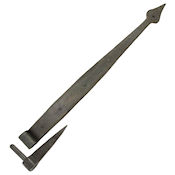 #05 24" (610mm) Hand Forged Straight Band & Spike Strap Hinge