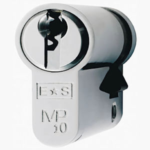 #04 High Security 10 Pin 50mm Euro Profile Single Cylinder