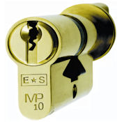 #08 High Security 10 Pin 64mm Euro Profile Key & Thumbturn Cylinder