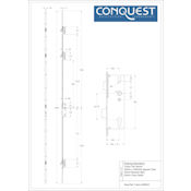 #05 Winkhaus 5062730 Cobra Multi-Point Door Lock Tall Variant 45mm Backset